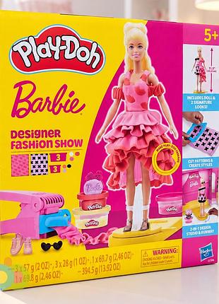 Набор для творчества play-doh barbie показ мод (g1356)