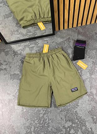 Мужские шорты patagonia хаки из плащевки патагония m (b)
