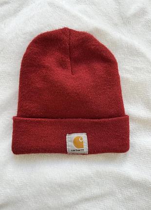 Шапка унісекс carhartt червона