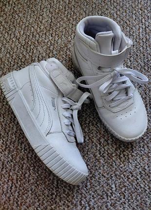 Ботинки красовки кожаные puma