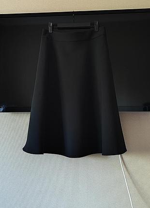 Черная расклешенная юбка marks &amp; spencer