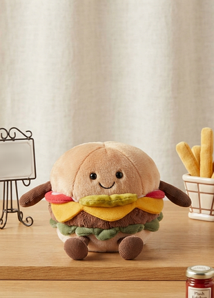 Мягкая игрушка jellycat «бавный гамбургер» (amuseable burger)