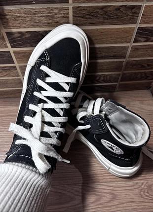 Кеди жіночі converse чорні 3