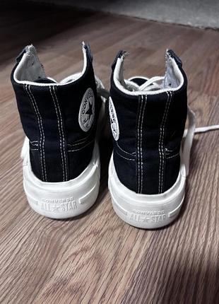Кеди жіночі converse чорні 4