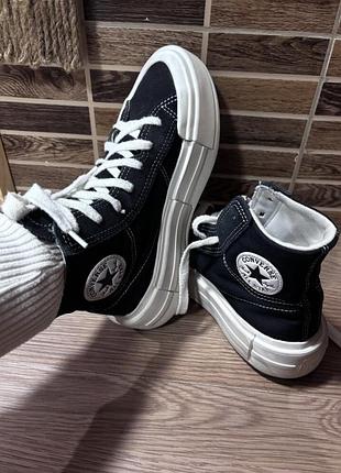 Кеди жіночі converse чорні 2