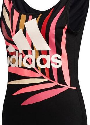 Майка жіноча adidas w farm gfx tk чорна з принтом l
