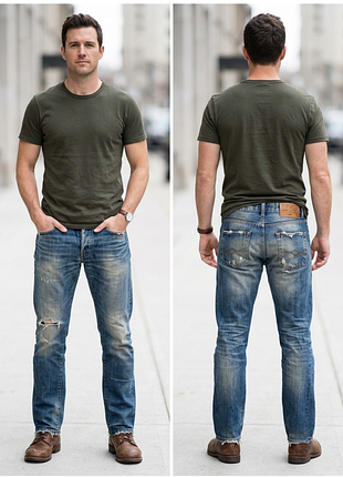Джинси чоловічі zara сині, розмір s, 38/30, 164см