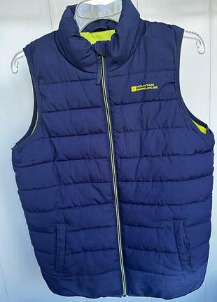 Жилетка для підлітків mountain warehouse синя дута