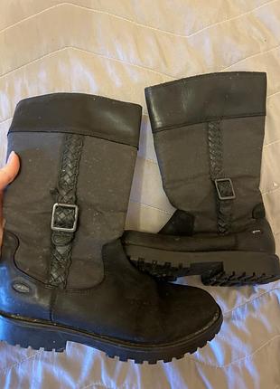 Жіночі чорні ботинки ботильйони clarks 36 розмір на застібці