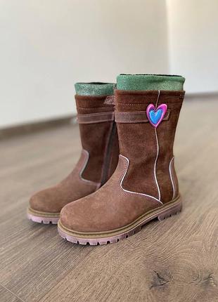 Чобітки шкіряні утеплені agatha ruiz de la prada рр.29