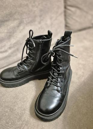 Черевики дитячі zara демісезонні чорні 33 розмір