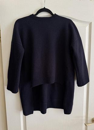 Жіночий теплий светр в стилі cos s-m оригінал 100% merino wool
