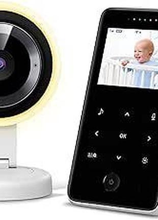 Цифрова бездротова відеоняня quietbliss video baby monitor hm25 радіоняня з датчиком нічного бачення