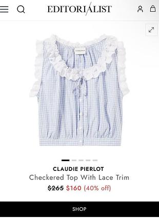 Claudie pierlot блузка 2