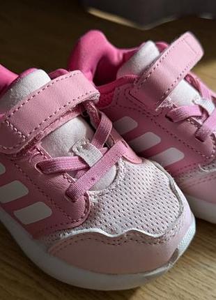 Кросівки для дівчаток adidas рожеві, розмір 20, 21