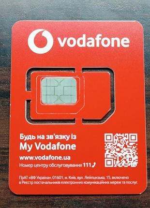 Новые стартовые пакеты (сим-карты) vodafone.