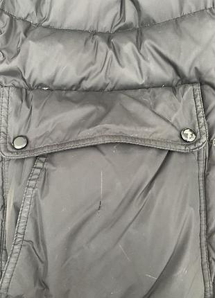 Пуховик дитячий zara чорний+шапка з вушками в подарунок 4