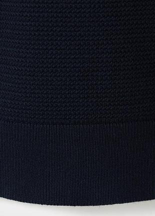 Mango  трикотажна кофта 1/3 zip, в темно-синьому кольорі. 9
