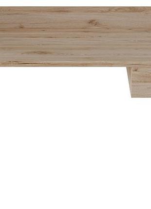Письменный стол ferrum-decor комфорт 750x1000x600 белый металл дсп дуб артизан (frd-103437)