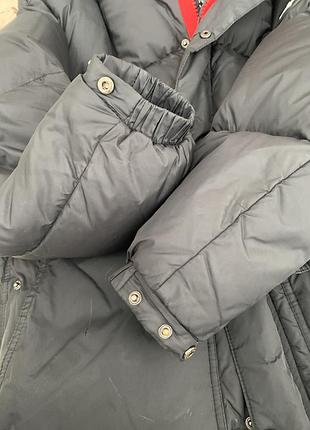 Пуховик дитячий zara чорний+шапка з вушками в подарунок 5