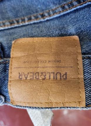Джинси жіночі pull&bear сині, розмір 34, денім 8