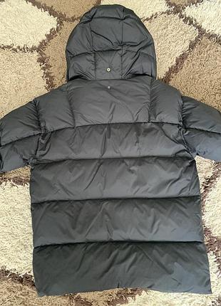 Пуховик дитячий zara чорний+шапка з вушками в подарунок 6