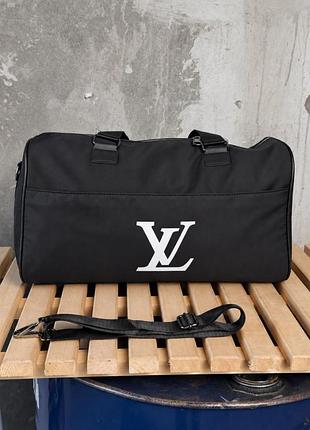 Спортивная сумка lv black рн4804