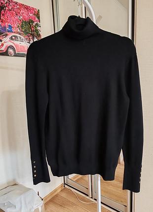 Черная водолазка zara размер xl