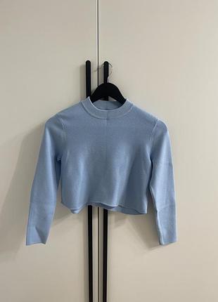 Светр для підлітків zara блакитний, розмір 164