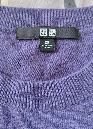 Свитер кашемировый uniqlo 3