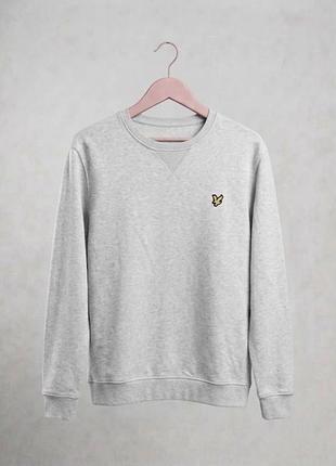 Світшот чоловічий lyle & scott сірий