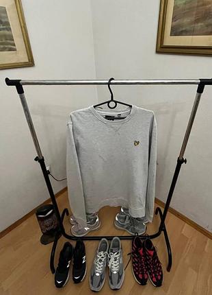 Світшот чоловічий lyle & scott сірий 2
