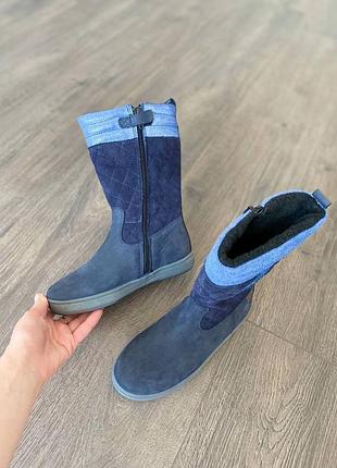 Чобітки утеплені шкіряні agatha рр.30 2