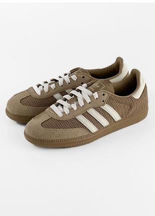 Кросівки чоловічі adidas samba og «cardboard» бежеві