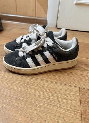 Кросівки жіночі adidas campus чорні, розмір uk 4 fr 36