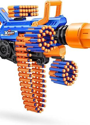 Іграшковий бластер xshot insanity smoking barrel 36843 — ефект диму, 72 дротики