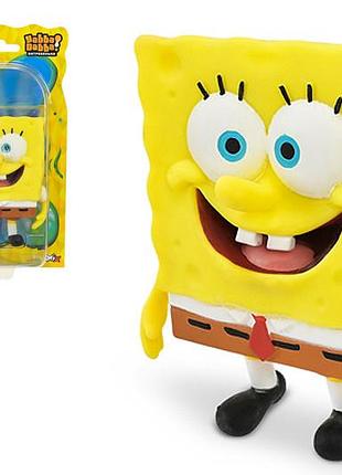 Игрушка антистресс sponge bob sbmf-2025a тяпка с песком губка боб 7.5x5x10см на планшете р.14.5x5x20.5см yabbadabba
