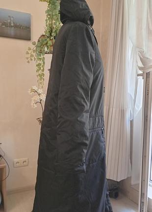 Довгий пуховик naf naf 3