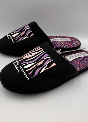 Тапки esmara hausschuhe (damen-hausschuhe basic) 39 eu 25 см чорний 4052916232860 00-00001524