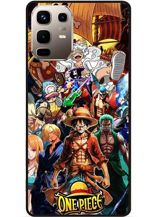 Силіконовий бампер чохол для infinix note 50 pro plus 5g (x6856) з картинкою one piece большой куш