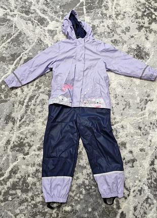 Дощовик дитячий kiki & koko outdoor фіолетовий, синій 116/122 см