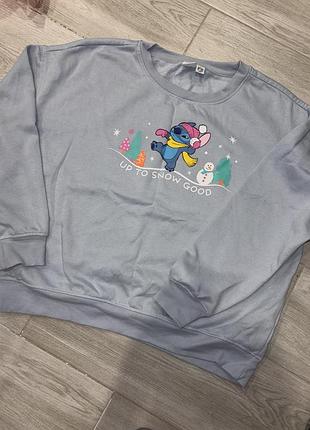 Свитшот стич, фліс /disney л