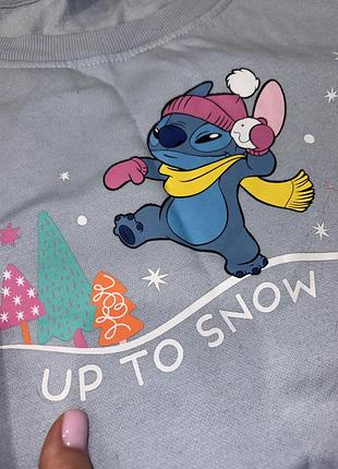 Свитшот стич, фліс /disney л 3