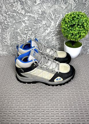 Salomon gore-tex ботинки 39 размер кожаные трекинговые бежевые