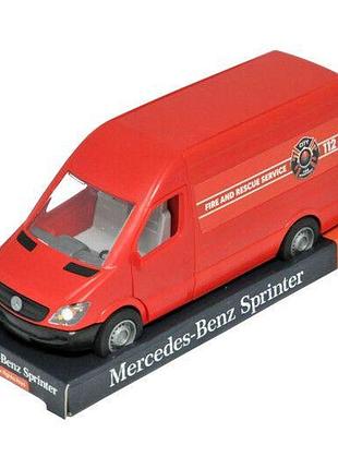 Іграшкова машинка tigres mercedes-benz sprinter пожежна червона (39701)