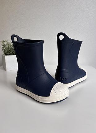 Гумові чоботи crocs c8 синього кольору