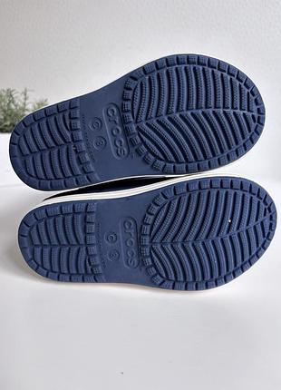 Гумові чоботи crocs c8 синього кольору 5