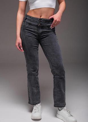Жіночі сірі джинси slim fit