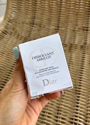 Рідина для зняття лаку dior dissolvant abricot
