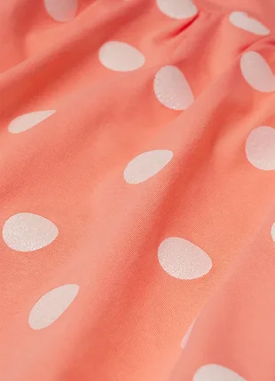 🎀 короткое персиковое платье для девочки | h&amp;m 2